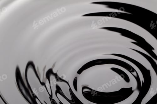 Preview: Black Abstract Water Surface And Drip Texture
