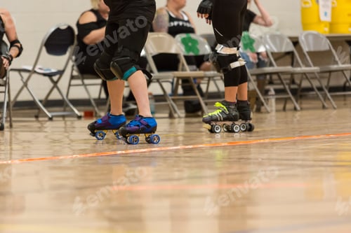 Preview: Roller Derby Players Compete Against Each Other