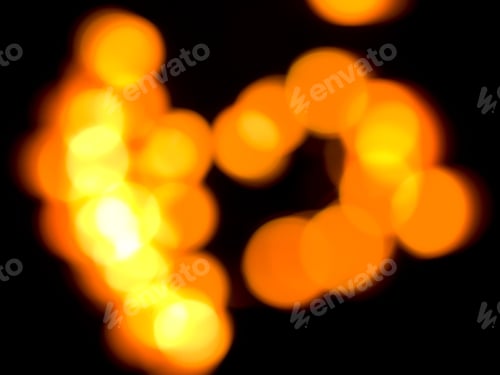 Preview: Diffused Festive Holiday Background Of Christmas Lights