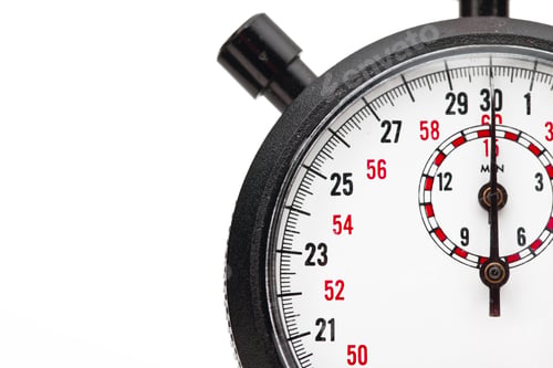 Preview: Stop Watch Isolated On White Background