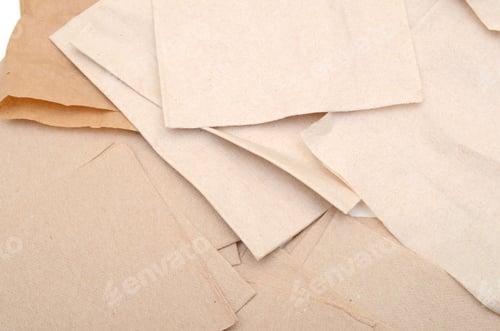 Visualização: Guardanapo de papel reciclado