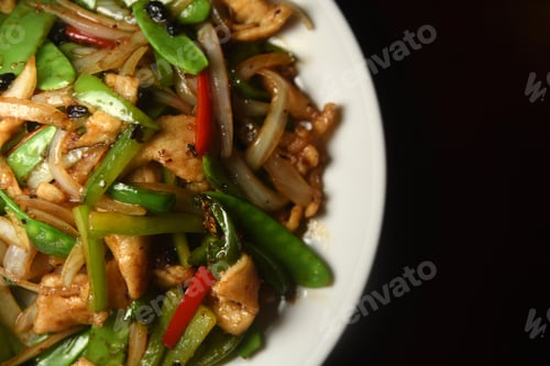 Preview: Thai Basil Chicken Half Image Horizontal