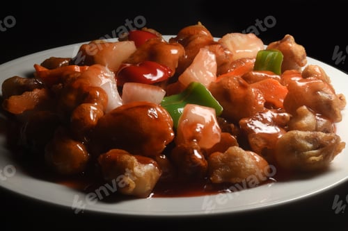 Preview: Sweet Snd Sour Pork Isolated And Horizontal