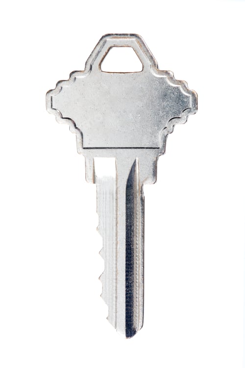 Preview: Key Isolated On White Background