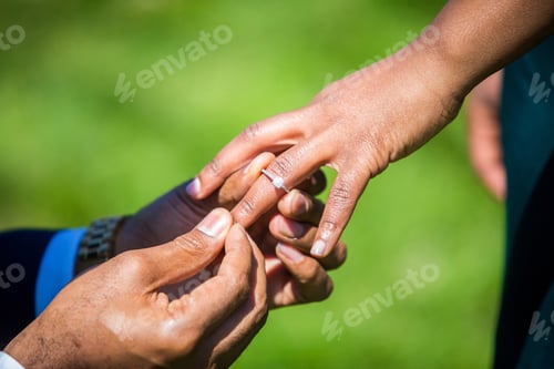 Preview: Engagement Ring Proposal Hands Close Up