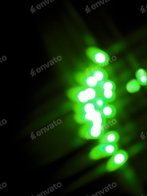 Preview: Diffused Festive Holiday Background Of Christmas Lights