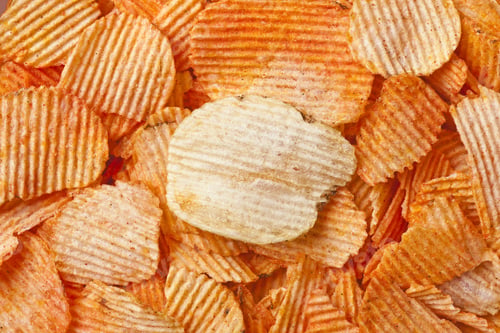 Preview: Close Up Image Of Delicious Potato Cheese Chips