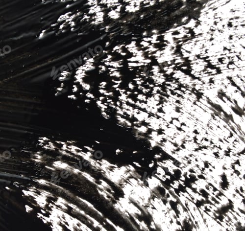 Preview: White Painted Textured Abstract Background With Brush Strokes In Gray And Black Shades