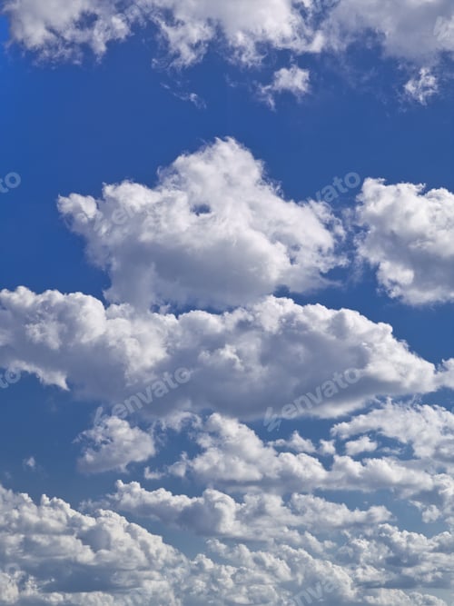 Preview: Fluffy Clouds Background