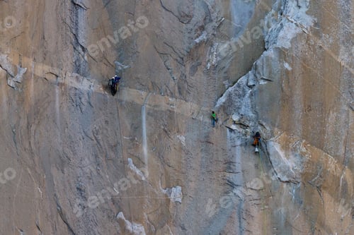 Preview: Two Teams Climbing El Capitan, In What Appears To Be A Photo Shoot