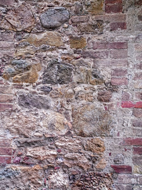 Preview: Old European Weathered And Worn Wall From The Tuscany Region Of Italy.