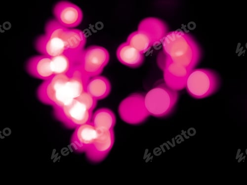 Preview: Diffused Festive Holiday Background Of Christmas Lights