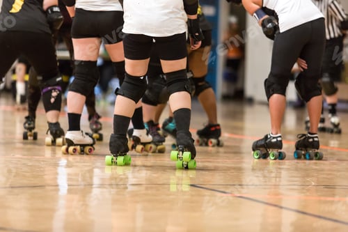 Preview: Roller Derby Players Compete Against Each Other