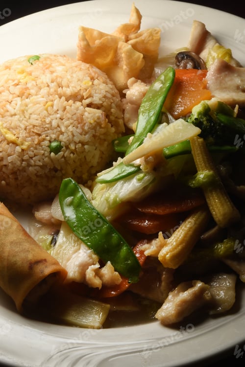 Preview: Chicken With Mixed Vegetables Prepared Food Dish
