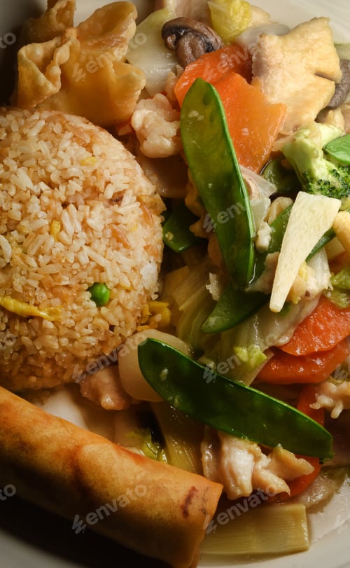 Preview: Chicken With Mixed Vegetables Prepared Food Dish