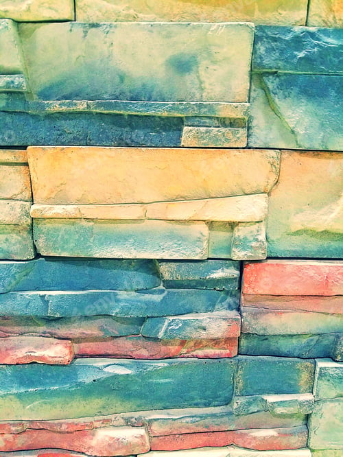 Preview: Painted Rustic Decorative Brick Texture Background