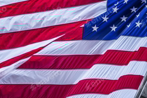 Preview: American Flag Stripes and Stars Waving Patriotism