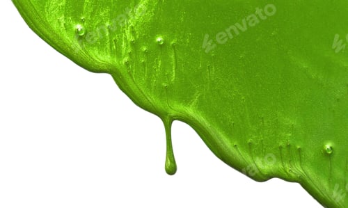 Preview: Copyspace Backdrop Composition Made Of Splashed Paint Drop Spills Isolated Over The White