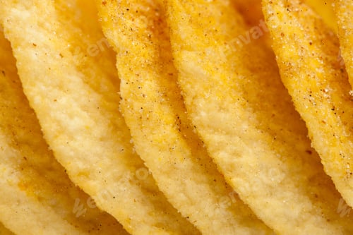 Preview: Potato Chips Isolated On White Background