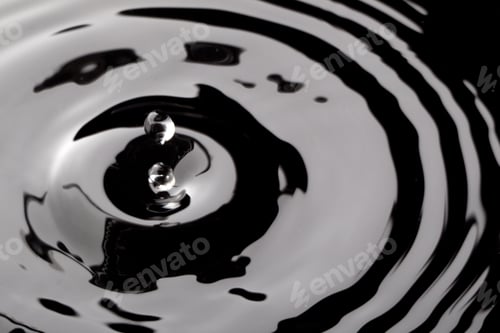 Preview: Abstract Water Surface And Drip Texture