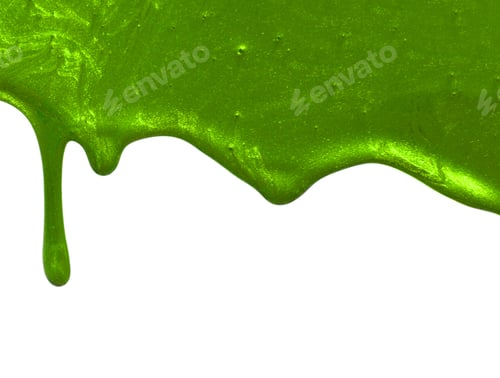 Preview: Copyspace Backdrop Composition Made Of Splashed Paint Drop Spills Isolated Over The White