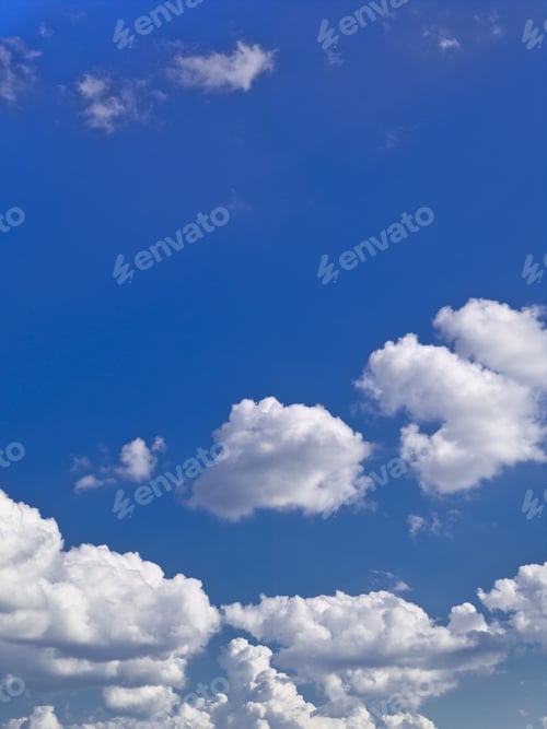 Preview: Fluffy Clouds Background