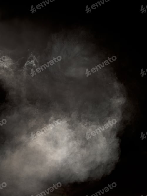 Preview: Smoke Background On Black