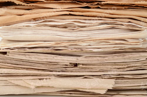 Visualização: Textura de guardanapo de papel reciclado variada