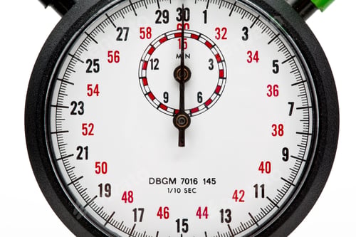 Preview: Stop Watch Isolated On White Background