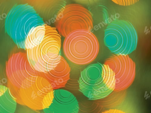 Preview: Abstract Diffused Festive Holiday Background Of Christmas Lights