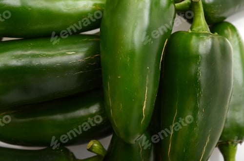 Preview: Mexican Green Jalapeno Peppers Background