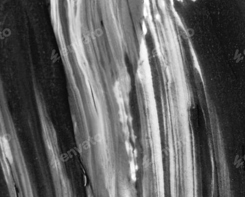 Preview: Abstract Art Original Retro Painting Background. White Grunge Brush Strokes Paint On Black