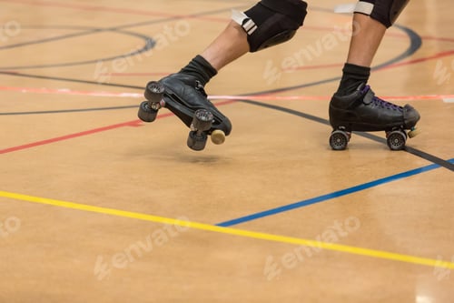 Preview: Roller Derby Players Compete Against Each Other