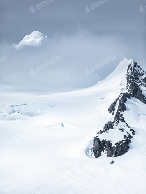 Preview: Antarctica And Iceberg Landscape Detail Of Various Forms And Sizes In The Polar Regions Of Earth
