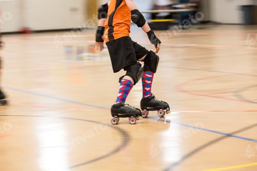 Preview: Roller Derby Players Compete Against Each Other