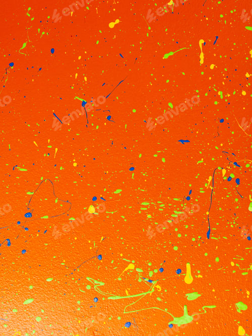 Preview: Abstract Paint Splash Colourful Background