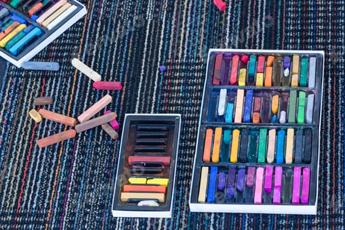 Preview: Chalk Supplies Used For An Art Competition