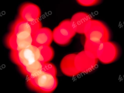Preview: Diffused Festive Holiday Background Of Christmas Lights