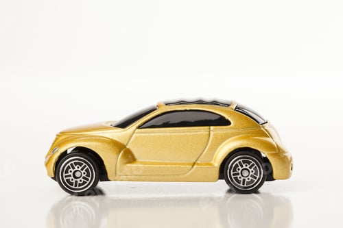 Preview: Children'S Toy Car Isolated On White Background