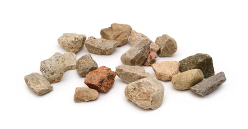 Preview: Pile Rocks Isolated On White Background And Texture