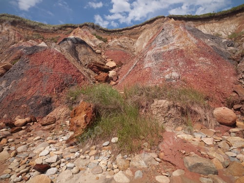 Preview: Low Angle View Of Sandstone Against Sky.