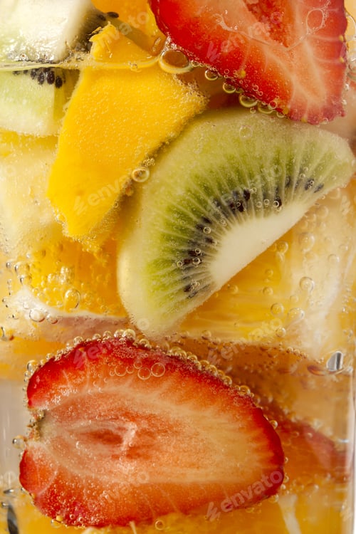 Preview: Sliced Fruit In A Glass