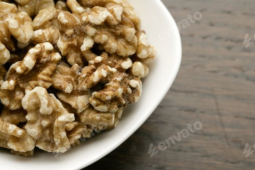 Preview: Walnut In A Bowl Appetizer Background