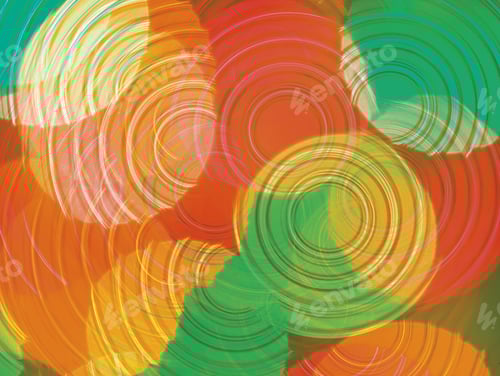 Preview: Abstract Diffused Festive Holiday Background Of Christmas Lights