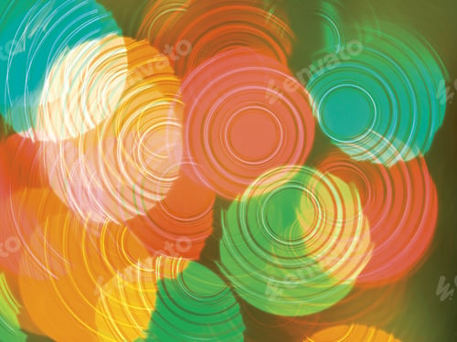 Preview: Abstract Diffused Festive Holiday Background Of Christmas Lights