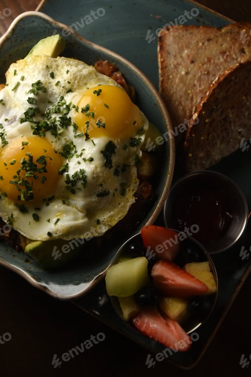 Preview: Vertical Image Of Farmhouse Breakfast