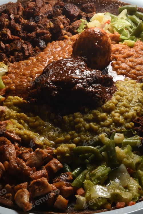 Preview: Ethiopian Cuisine Combo Vertical Shown