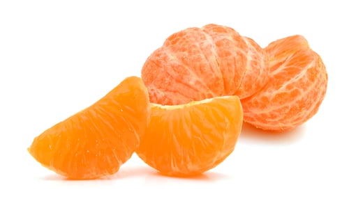 Preview: Orange Mandarin Or Tangerine Fruit Isolated On White Background
