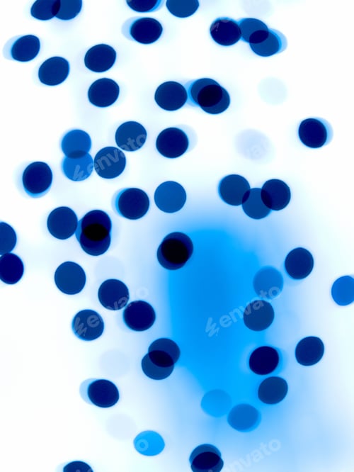 Preview: Abstract Diffused Festive Holiday Background Of Christmas Lights On Dark Background