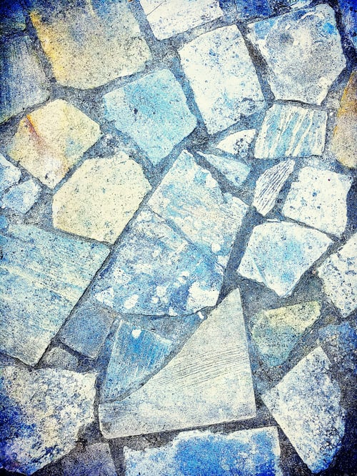 Preview: Rustic Aged Stepping Stone Tile Texture Background